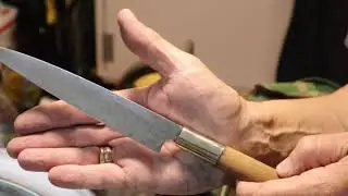 Реставрация, заточка Японского ножа Japanese kitchen knife Town Nagashima restoration and sharpening
