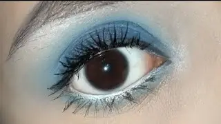 Blue 💙 Smokey eye makeup tutorial #eyemakeup  #makeuptutorial