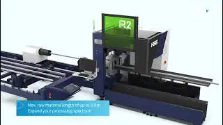 Cortadora laser para tubos con opci&oacute;n de corte en bisel HSG R2