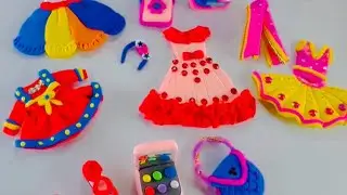 DIY How to Make Polymer Clay MiniatureSewing Machine Set, Doll | Sewing Tools and Accessories/Diy