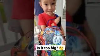 ARE BACKpacks TOO BIG FOR KIDS BACK TO SCHOOL?