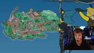 Реакция Ниндзя на НОВУЮ карту &laquo;Симпсоны&raquo; в Fortnite!