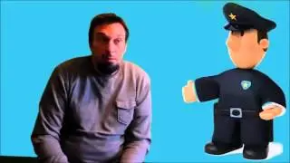 Bancuri video cu Bulă. Bulă polițist.