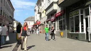 Тернопіль. Центр Ужгорода, вулиця Корзо