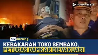 Toko Sembako Ludes Terbakar di Jambi Selatan, Petugas Damkar Alami Sesak Nafas Hingga Dievakuasi