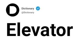 Elevator Meaning In English