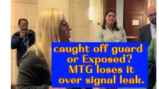 Marjorie Taylor Greene snaps at journalist over leaked messages||my unfiltered reaction.