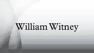 William Witney
