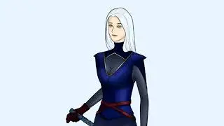 OC no. 34 : Lumeria's Field Outfit - (A Character Design/Speed Painting Process)