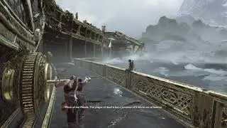 God of War 4 kratos Moving Bridge and Boy Ask Kratos