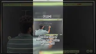Acceleration of system and tention in string part -1. #shorts #youtubeshorts #vidyapeeth