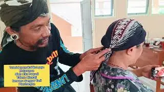 Tutorial memakai iket gaya Mataraman