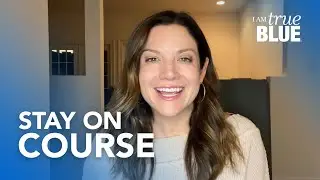Ashely Eicher encourages students to 'Stay On Course'