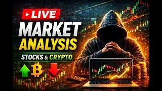 Live Market Analysis | Price Action on Stocks & Crypto #LiveTrading #PriceAction #bitcoin #Crypto