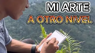 LLEV&Eacute; MI ARTE A LO M&Aacute;S ALTO DE UNA MONTA&Ntilde;A ⛰️ ✍️