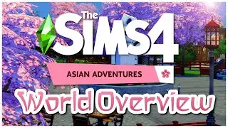 NEW WORLD FOR THE SIMS 4! 🌸  Sakura Hills World Overview + How To Install Tutorial