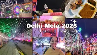 🎡 Dussehra Mela at NSP Metro ✨ Ramleela, Jhule & Street Food Fun || Day 267/365 ✅ || #vlog 