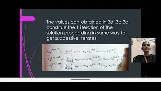 Gauss seidel iteration method 