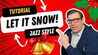 Let It Snow! Simple Jazz Arrangement for Guitar Tutorial - Merry Christmas!