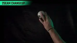 Left-Handed Changeup (2 seam grip)