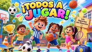 🎵 &ldquo;Los Deportes son Diversi&oacute;n&rdquo; 🏀⚽️🏊 | #cancionesinfantiles #deportes