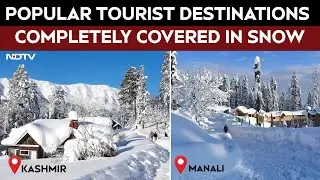 Manali Snowfall | Popular North Indian Tourist Destinations Blanketed In Fresh Snow | Snowfall Today
