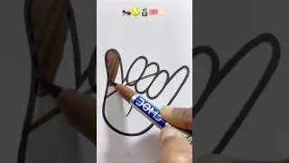 🐜🥎🗿🎟️🤙🏻 Creative Art #art #reels #colors #shortvideo #video #drawing #draw #brush #ytshorts