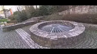 Paderborn; a city of Germany in the evening