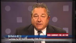 Bill Reilich (R,C,I), Candidate for NY State Assembly - 134th District