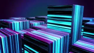 Neon Cubes Neon Lights Abstract Party Free Background Videos, No Copyright | All Background Videos
