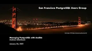 Managing PostgreSQL with Ansible