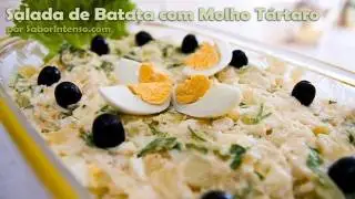 Salada de Batata com Molho Tártaro