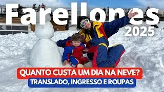 Quanto CUSTA um dia no PARQUE FARELLONES? | Tudo que você precisa saber para um dia na NEVE