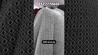 PREMIUM OPEN SHRUG  IN WHITE BLACK MAZE | Affordable Men's Clothing | @Mittalclothes  #mittalclothes