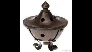 Roycroft Hammered Copper Incense Burner