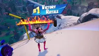 *NEW* FEMALE STARFISH SKIN IN FORTNITE PS5 + A VICTORY ROYALE WIN! (SOLO)