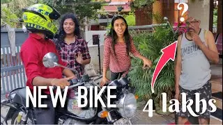 New BIKE , വീട്ടിൽ പറയാതെ വാങ്ങിയ BIKE 😳 4 lakhs only