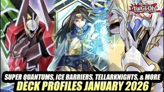 Super Quantum, Ice Barriers, Tellarknights, & More! Yu-Gi-Oh! Deck Profiles January 2026