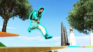 GTA 5 Online Parkour Race | Foot Parkour Race In GTA V Online