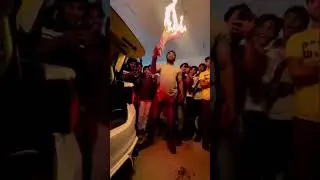 exhaust fire in hondacity #snowbeast #offroadfreaks