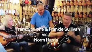 Frank Stallone and Frankie Sullivan visit Normans Rare Guitars