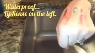 LipSense Smudge & Smear Test, Waterproof Proof!