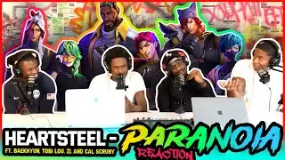 HEARTSTEEL - PARANOIA ft. BAEKHYUN, tobi lou, ØZI, and Cal Scruby (Official Music Video) | Reaction