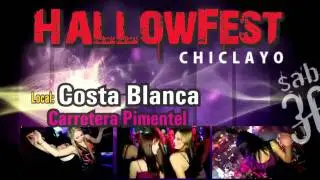 Hallowfest 30 de octubre en la costa blanca Chiclayo