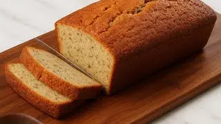 Banana cake soaked in rum soup / rum banana cake