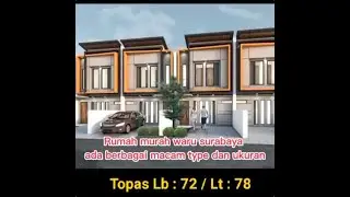 Rumah murah waru surabaya ada berbagai macam type dan ukuran