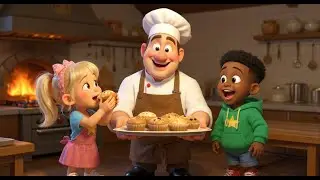 The Muffin Man | Interactive Kids Nursery Rhyme | Counting & Sharing Song