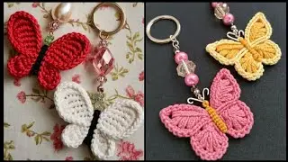 Cute Smile Cloud Keychain Funny Handmade Gifts Ornaments Diy Kit Creative Crochet Key Ring's For Car