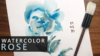 Paint with Me - Watercolor Rose for Beginners - Simple and Easy