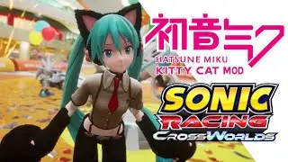 Sonic Racing: Crossworlds - Miku Kitty Cat Mod Showcase